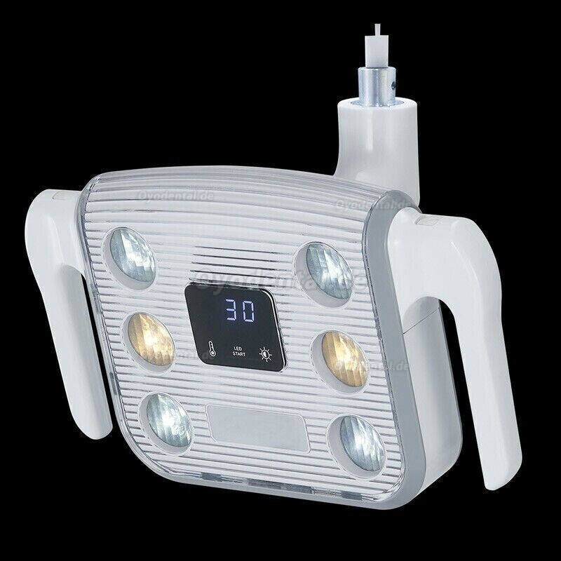 JH-09 10W Dental Chirurgische Lampe Schattenlos OP-Induktionslampe mit LCD-Display 6 LEDs